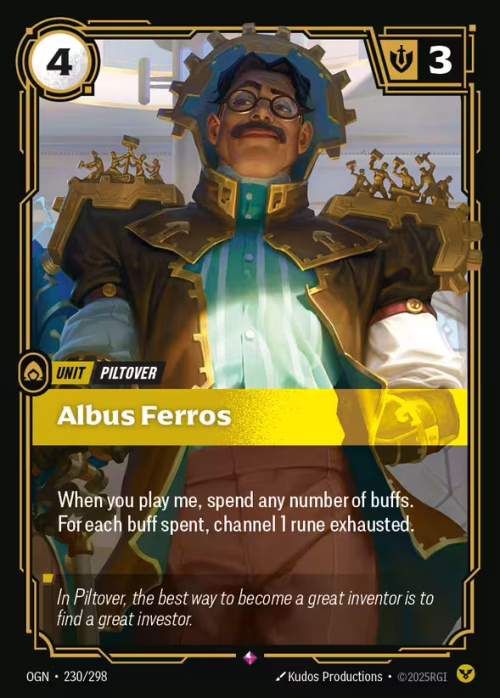 Albus Ferros - Riftbound Spoiler - Origins