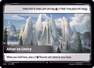 Altar to Unity - Riftbound Spoiler - Origins