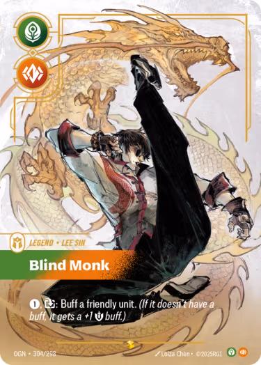 Blind Monk 2 - Riftbound Spoiler - Origins