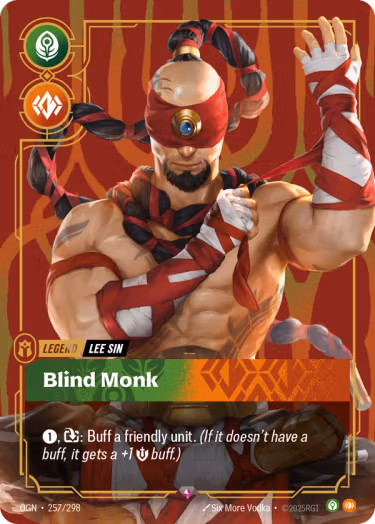 Blind Monk - Riftbound Spoiler - Origins