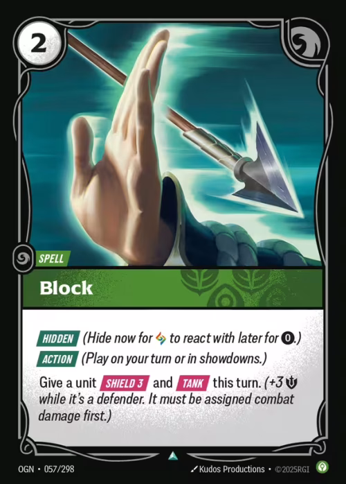 Block - Riftbound Spoiler - Origins