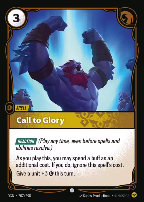 Call to Glory - Riftbound Spoiler - Origins