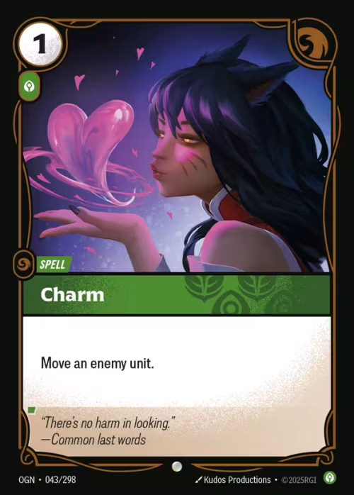 Charm - Riftbound Spoiler - Origins