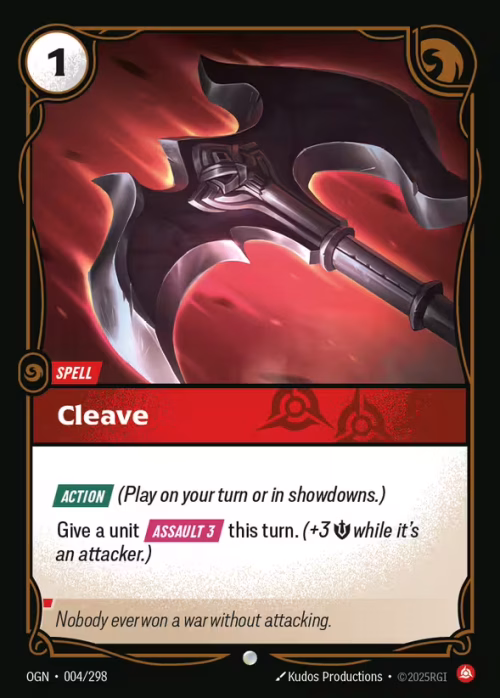 Cleave - Riftbound Spoiler - Proving Grounds