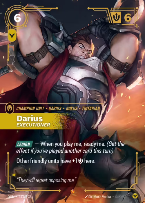 Darius, Executioner - Riftbound Spoiler - Origins