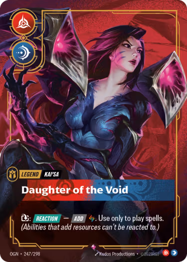 Daughter of the Void - Riftbound Spoiler - Origins