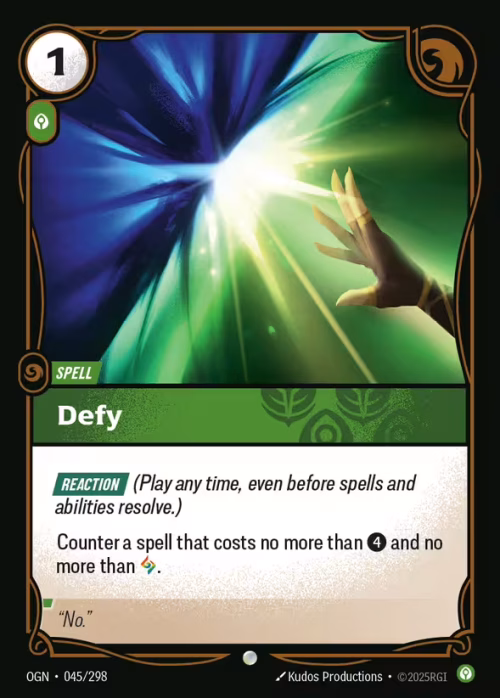 Defy - Riftbound Spoiler - Origins