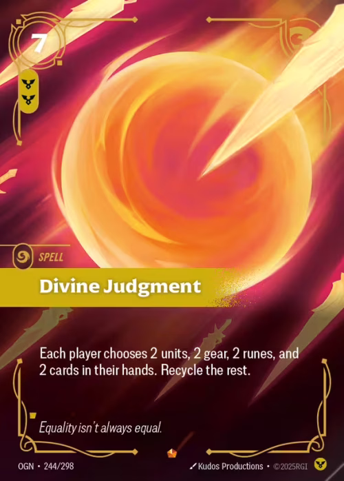 Divine Judgement - Riftbound Spoiler - Origins