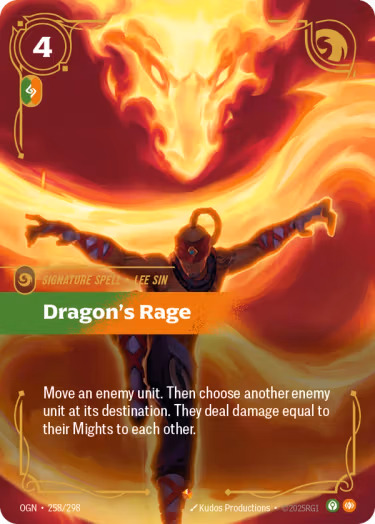 Dragon's Rage - Riftbound Spoiler - Origins