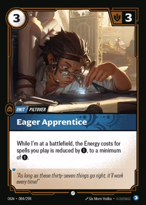 Eager Apprentice