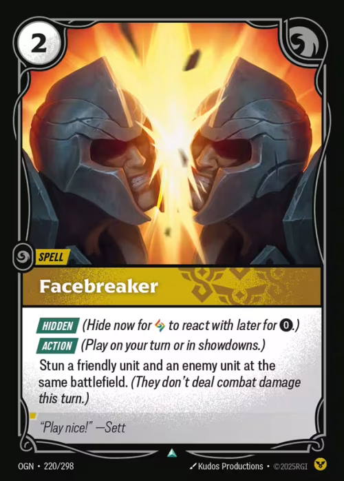 Facebreaker - Riftbound Spoiler - Origins
