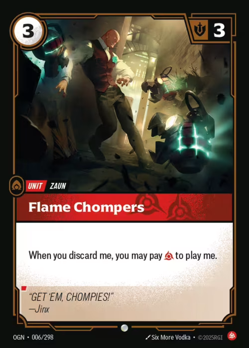 Flame Chompers - Riftbound Spoiler - Proving Grounds