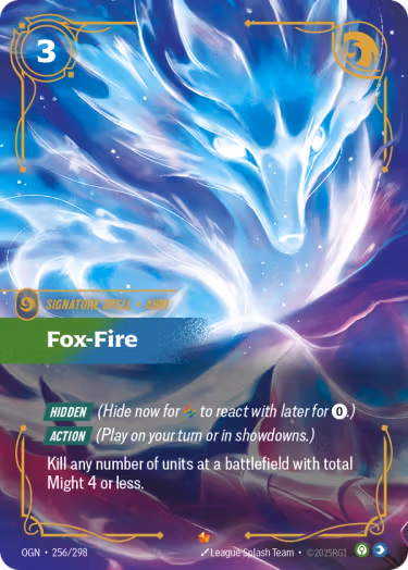 Fox-Fire - Riftbound Spoiler - Origins