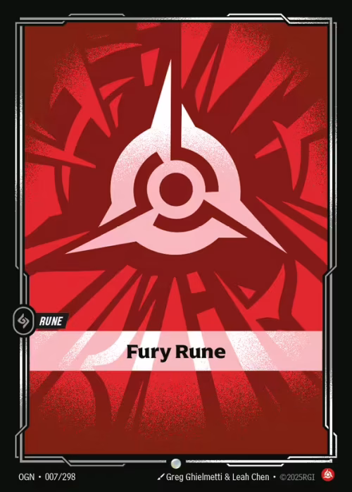 Fury Rune - Riftbound Spoiler - Proving Grounds