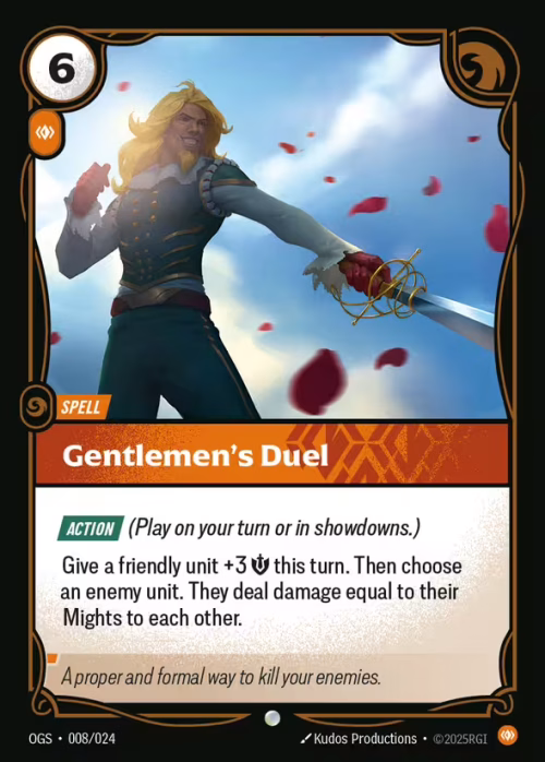 Gentlemen's Duel - Riftbound Spoiler - Proving Grounds