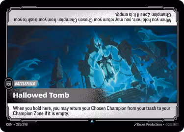 Hallowed Tomb - Riftbound Spoiler - Origins
