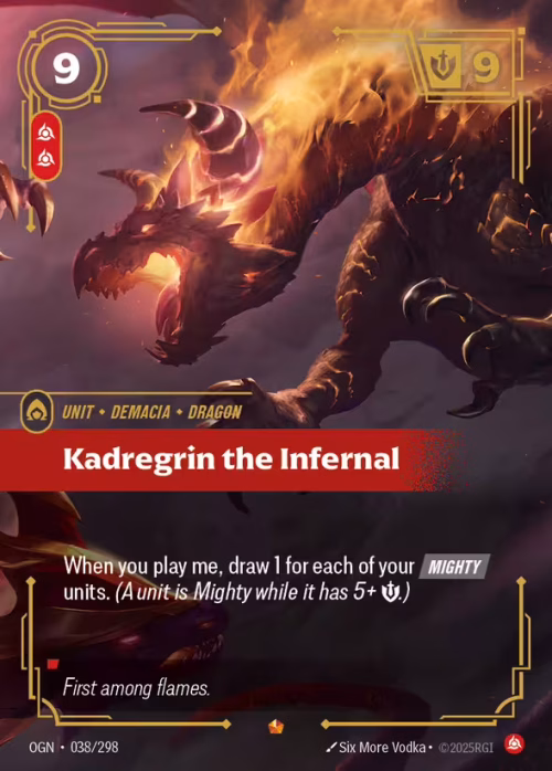 Kadregrin the Infernal - Riftbound Spoiler - Origins