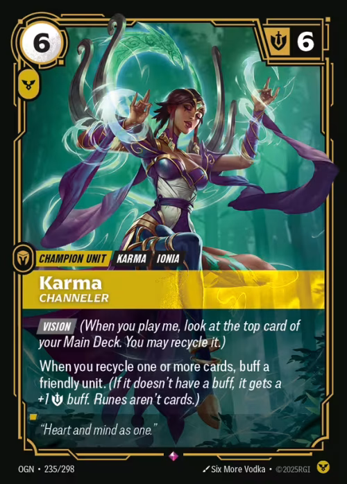 Karma, Channeler - Riftbound Spoiler - Origins