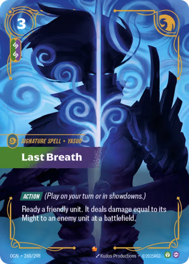 Last Breath - Riftbound Spoiler - Origins