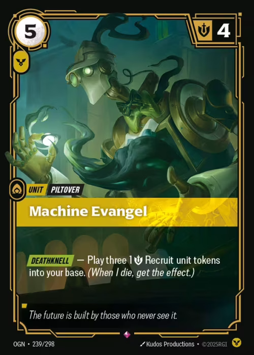 Machine Evangel - Riftbound Spoiler - Origins