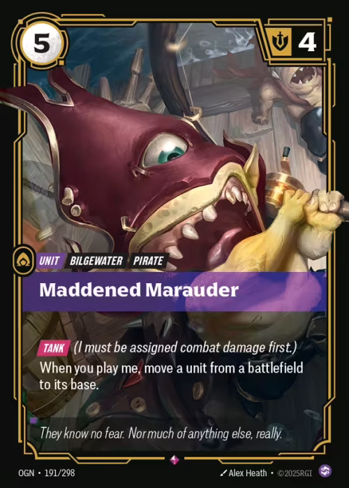 Maddened Marauder - Riftbound Spoiler - Origins