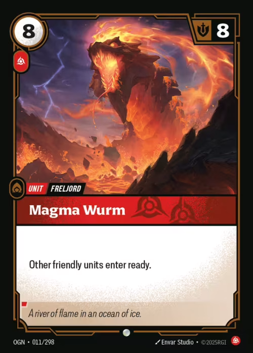 Magma Wurm - Riftbound Spoiler - Proving Grounds