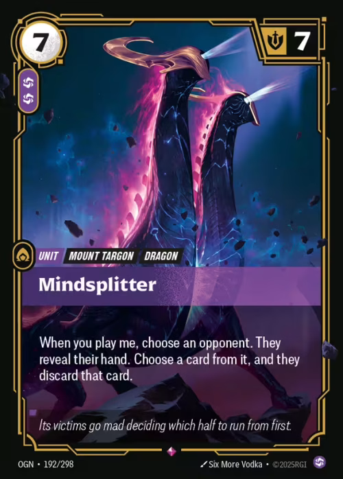 Mindsplitter - Riftbound Spoiler - Origins