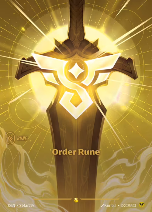 Order Rune 2 - Riftbound Spoiler - Origins