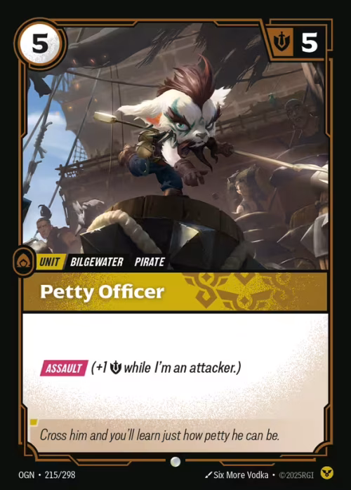 Petty Officer - Riftbound Spoiler - Origins