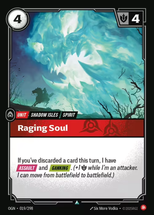 Raging Soul - Riftbound Spoiler - Origins