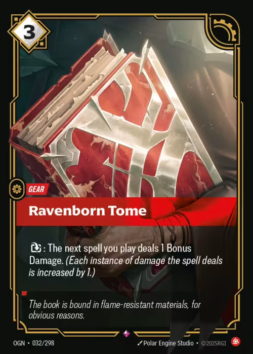 Ravenborn Tome - Riftbound Spoiler - Origins
