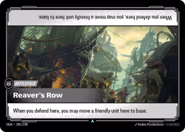 Reaver's Row - Riftbound Spoiler - Origins