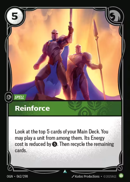Reinforce - Riftbound Spoiler - Origins