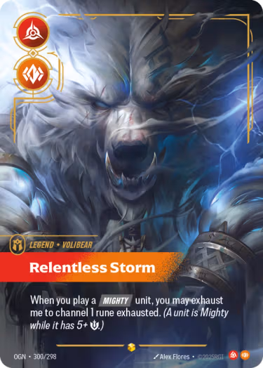 Relentless Storm 2 - Riftbound Spoiler - Origins