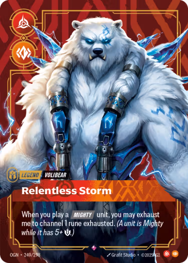 Relentless Storm - Riftbound Spoiler - Origins