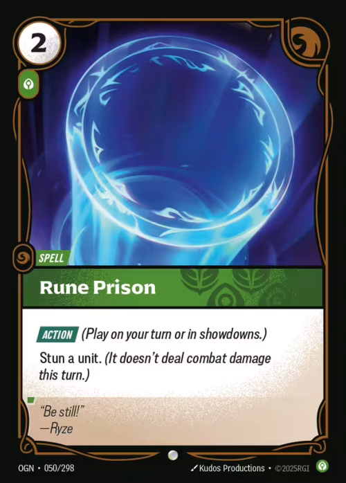 Rune Prison - Riftbound Spoiler - Origins