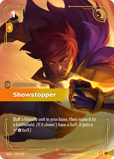 Showstopper - Riftbound Spoiler - Origins