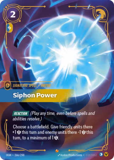 Siphon Power - Riftbound Spoiler - Origins