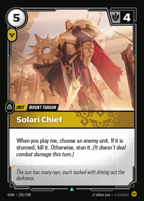 Solari Chief - Riftbound Spoiler - Origins