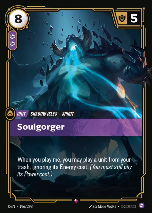Soulgorger - Riftbound Spoiler - Origins