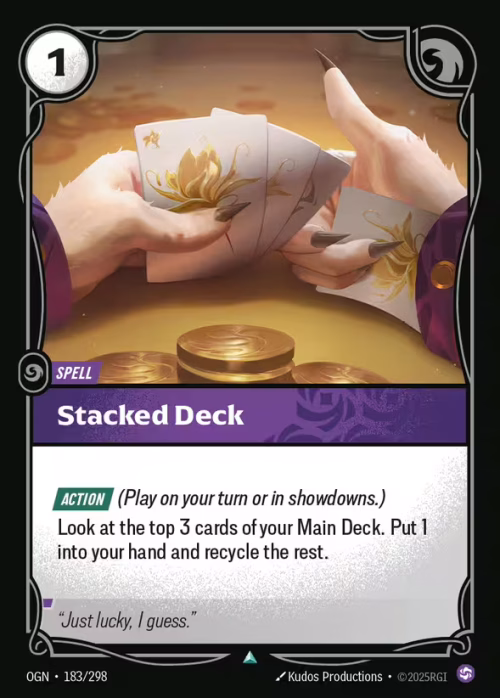 Stached Deck - Riftbound Spoiler - Origins