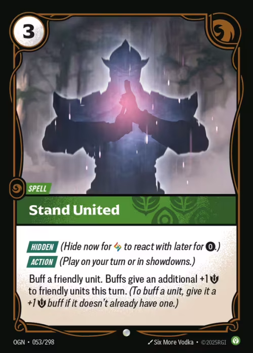 Stand United - Riftbound Spoiler - Origins