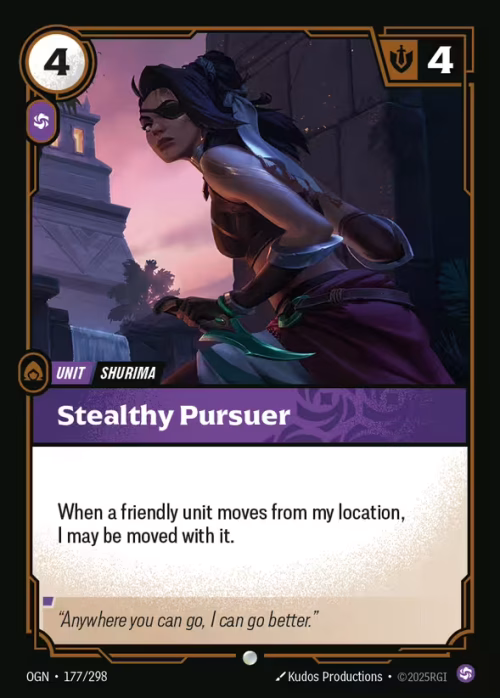 Stealthy Pursuer - Riftbound Spoiler - Origins