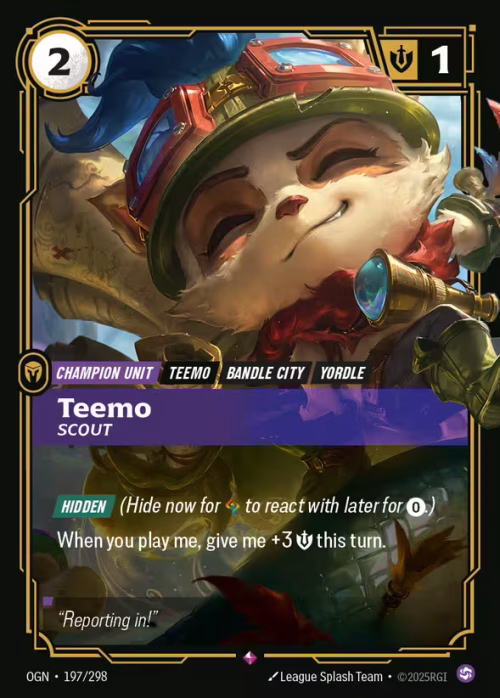 Teemo, Scout - Riftbound Spoiler - Origins
