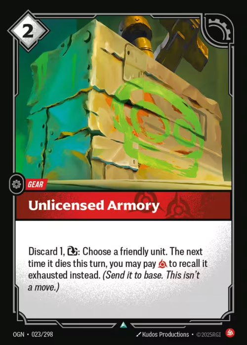 Unlicensed Armory - Riftbound Spoiler - Origins