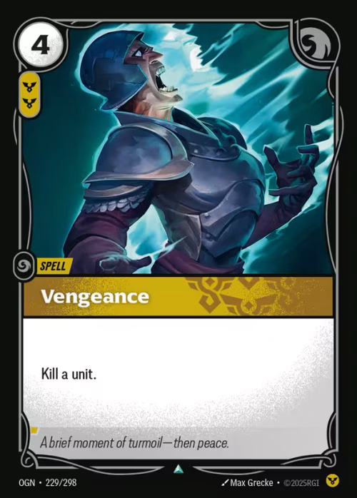 Vengeance - Riftbound Spoiler - Origins