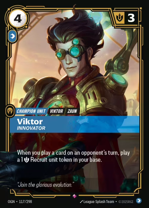 Viktor, Innovator