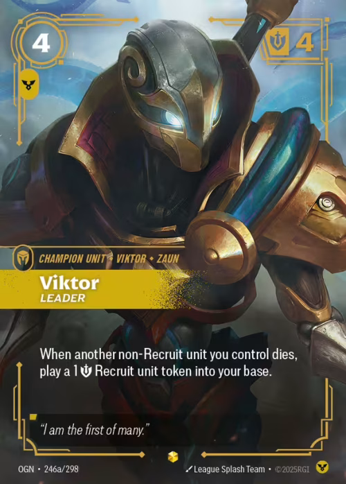 Viktor, Leader 2 - Riftbound Spoiler - Origins