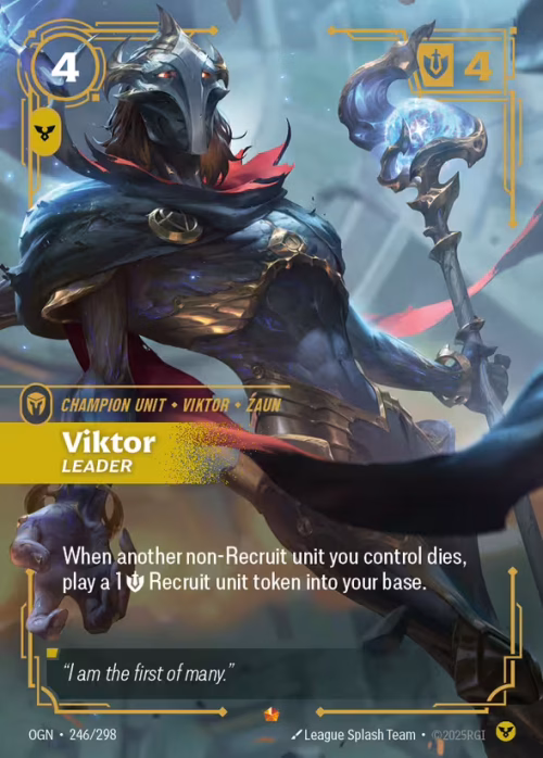 Viktor, Leader - Riftbound Spoiler - Origins