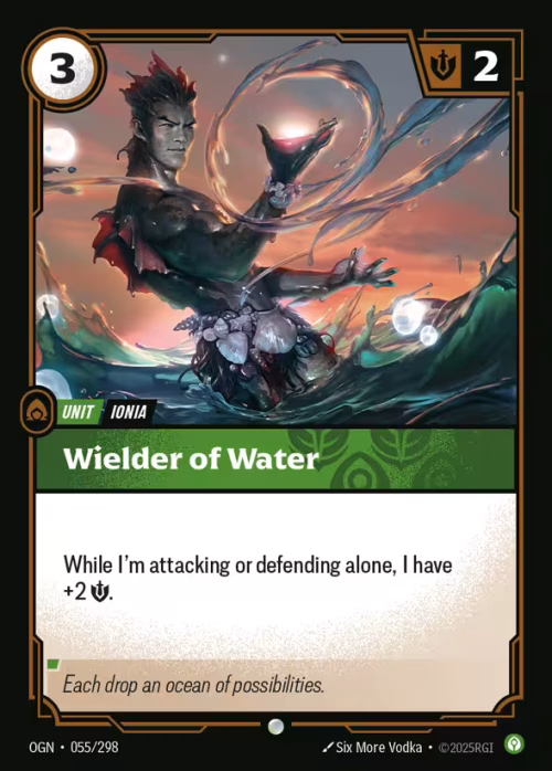 Wielder of Water - Riftbound Spoiler - Origins